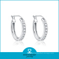 Wedding Silver Hoop Earring (SH-E0235)